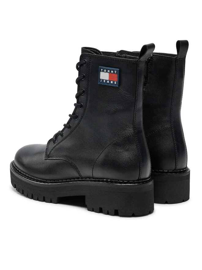 Tommy Jeans Schnürstiefeletten Tommy Jeans Urban EN0EN02628 Schwarz