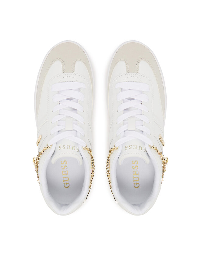 Guess Sneakers Guess FLTNAO LEA12 Weiß