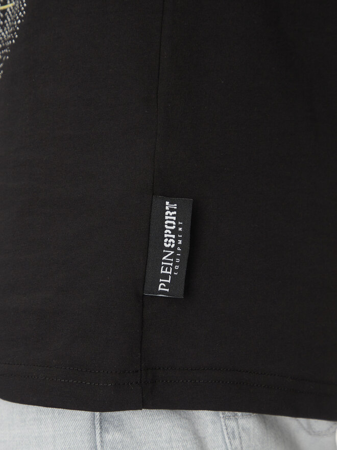 Plein Sport Plein Sport Camiseta sin mangas SAEC MTK8007 STE001N Negro Regular Fit