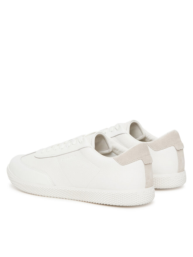 Calvin Klein Snīkeri Calvin Klein Low Top Lace Up Tmbl Lth HM0HM01803 Balts