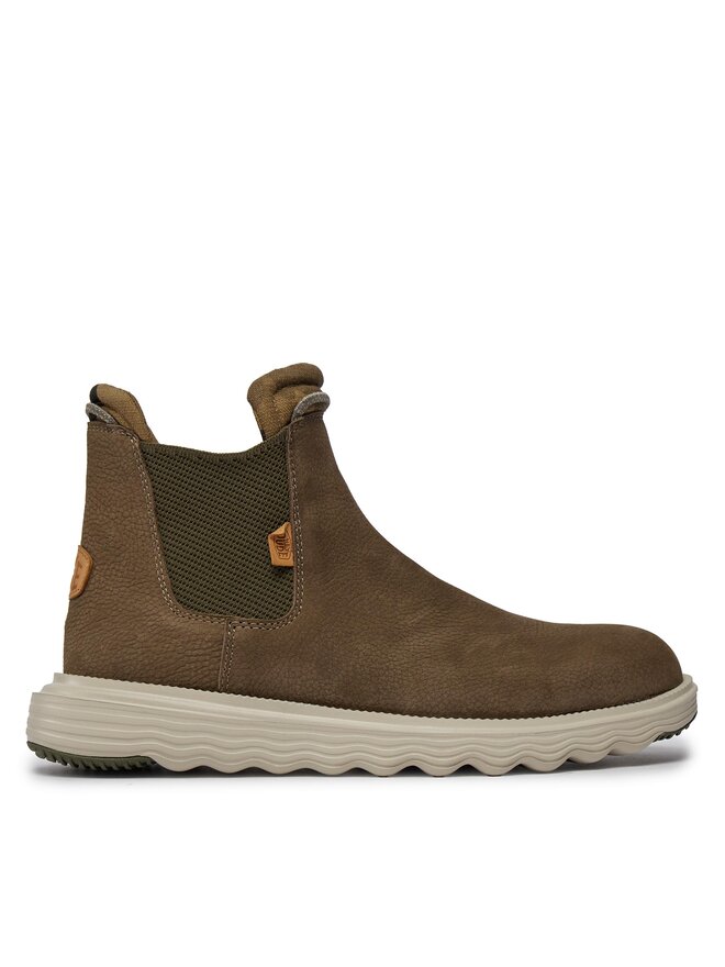 Hey Dude Jātnieku stila puszābaki Hey Dude Branson Boot M Craft Leather 40187-337 Brūns