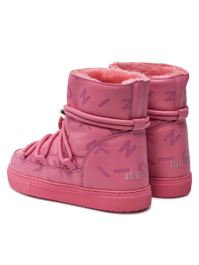 Inuikii Schneeschuhe Inuikii Full Leather Print 65202-088 Rosa
