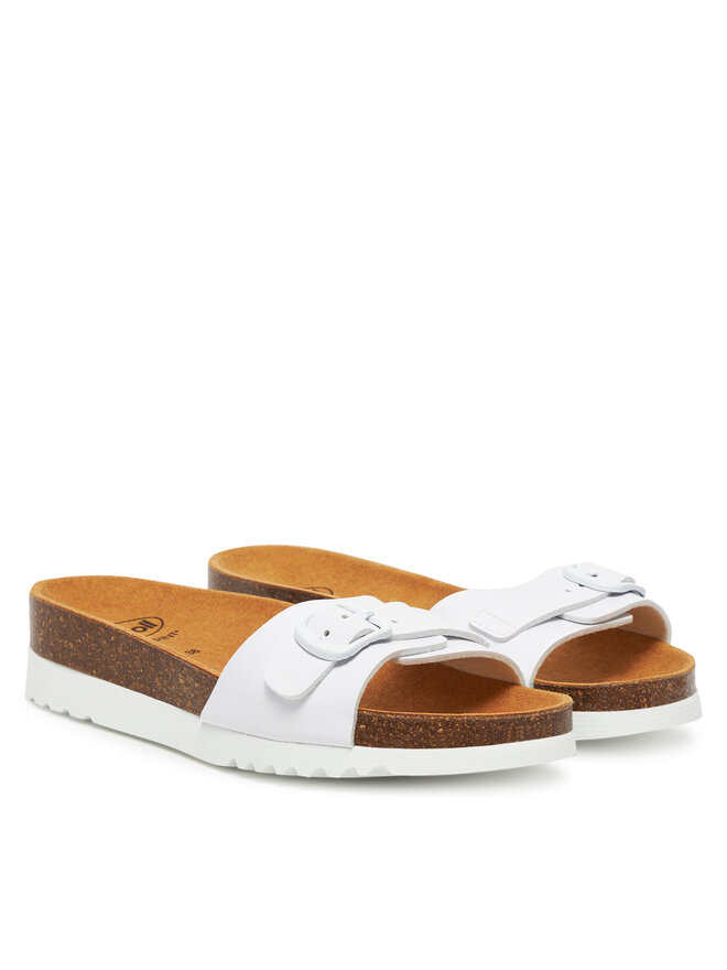 Scholl Iešļūcenes Scholl Ginni Wide MF31999 Balts