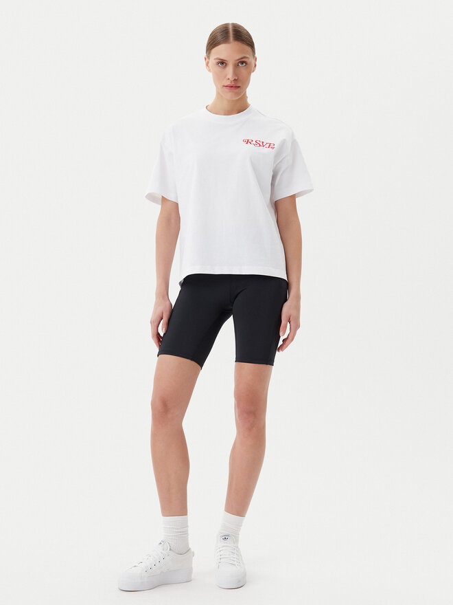 Fila Fila Camiseta Leffinge FAW1029 Blanco Loose Fit