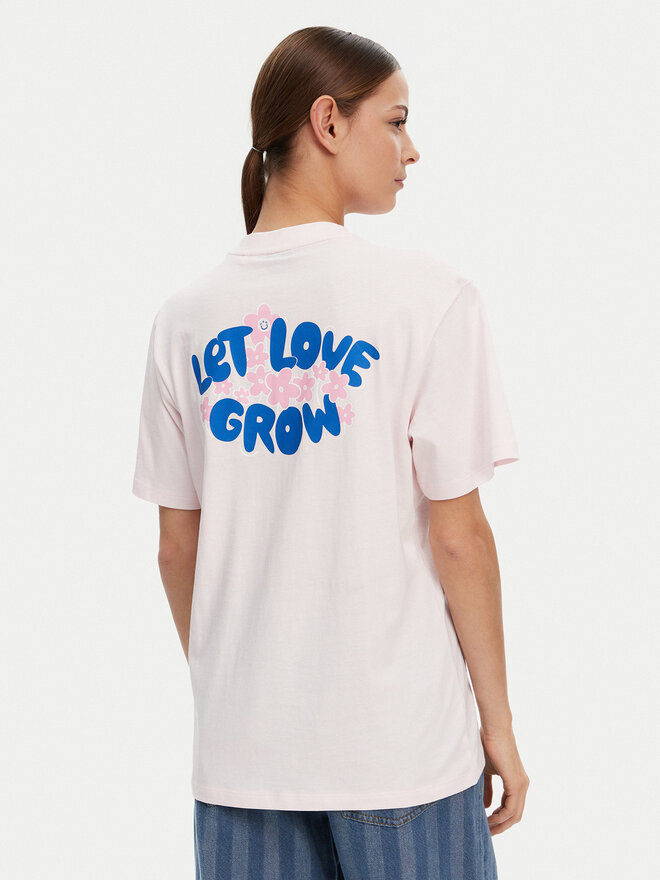 HUGO HUGO Футболка Vintage Tee 50537239 Світло-рожевий Relaxed Fit