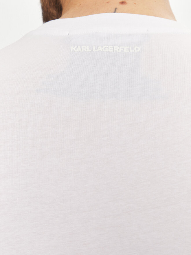 KARL LAGERFELD KARL LAGERFELD T-Shirt 755426 551242 Weiß Regular Fit