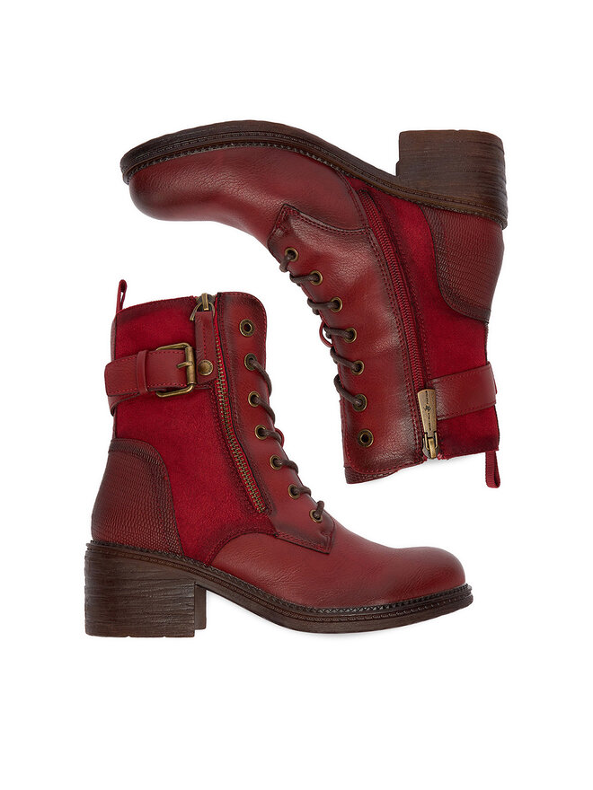 Beverly Hills Polo Club Schnürschuhe Beverly Hills Polo Club EO-WS12630-01 Rot