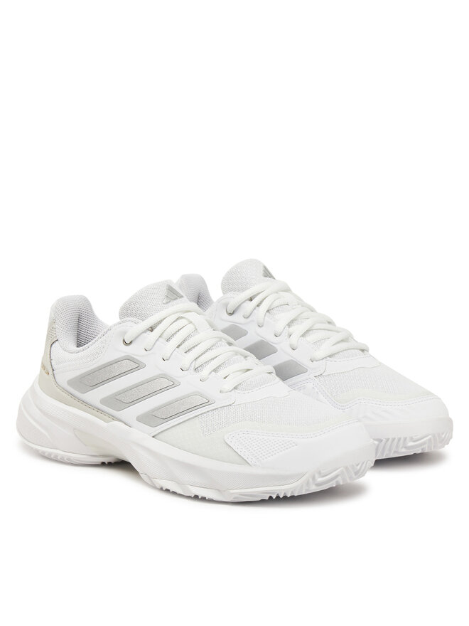 adidas Buty do tenisa adidas Courtjam Control 3 Clay JS2894 Biały