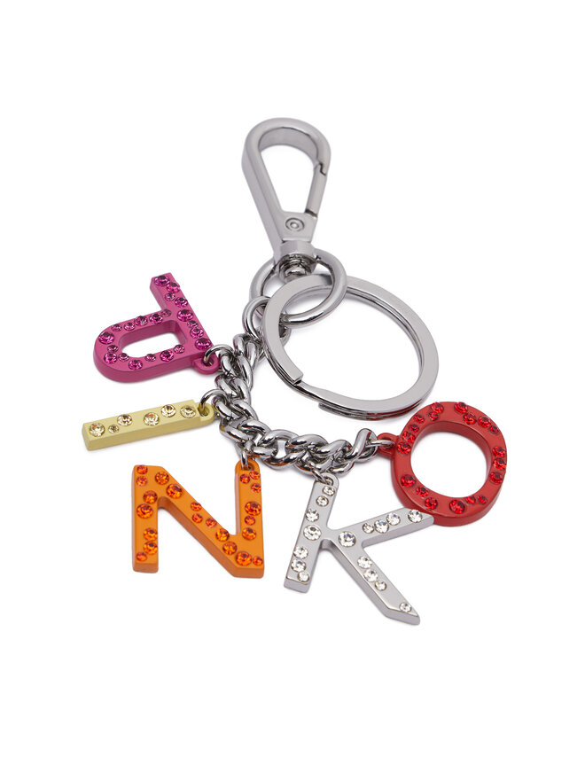 PINKO Breloc PINKO Letters Keychain WH1U Argintiu