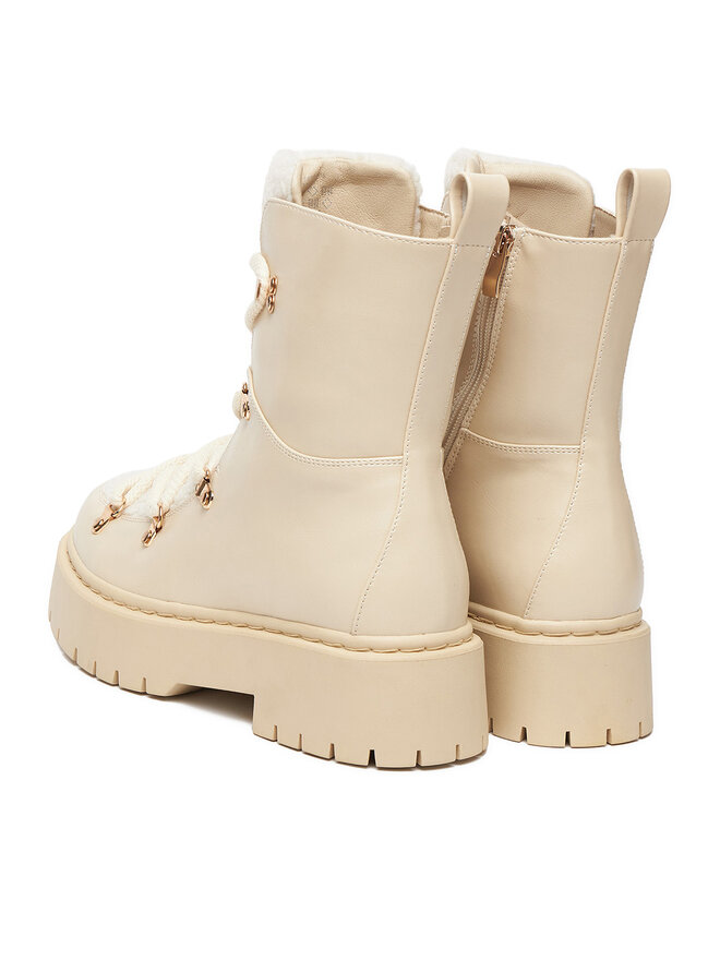 DeeZee Botines planos DeeZee 13123-15 Écru
