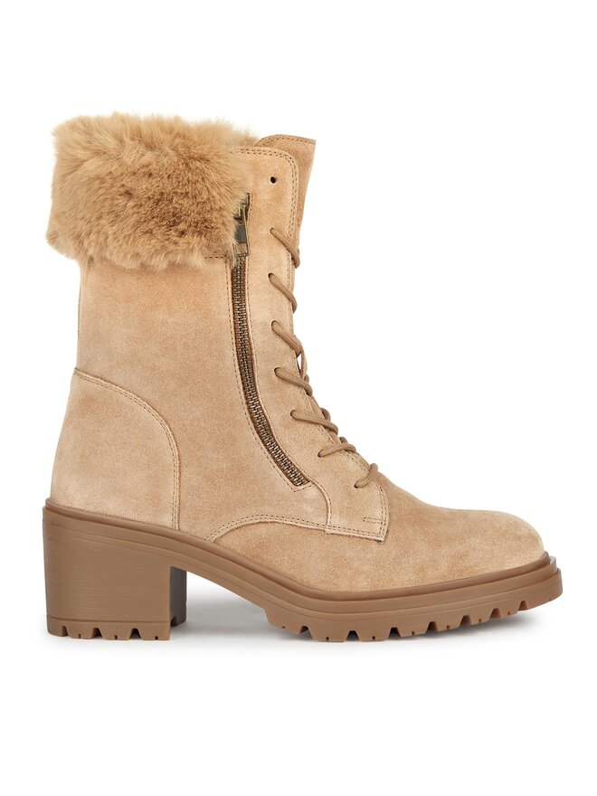 Geox Členková obuv Geox D Damiana D36QCB 022BH CS65A Hnedá