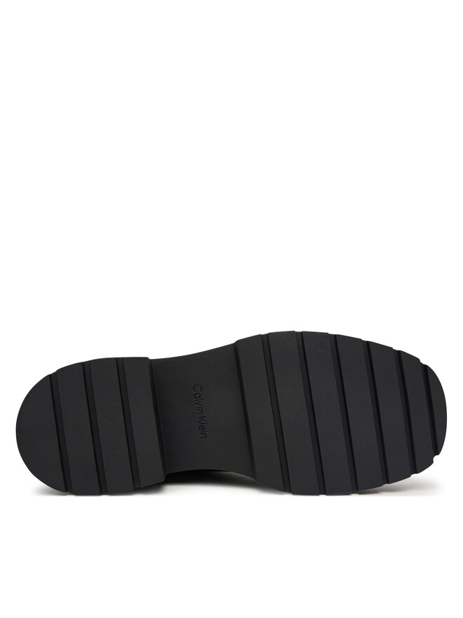 Calvin Klein Stiefeletten Calvin Klein Chunky Ankle Boot Lth Hdw HW0HW03202 Dunkelbraun