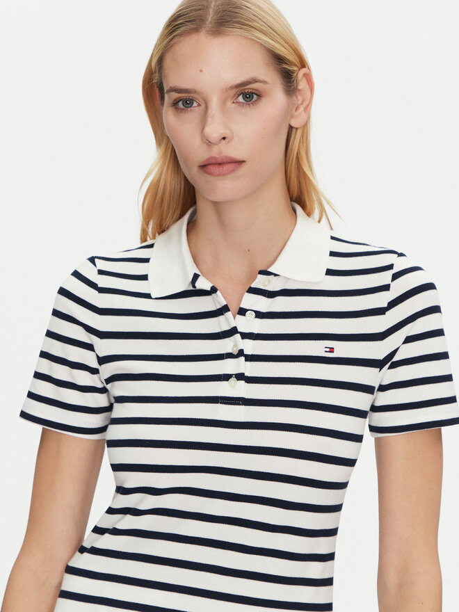 Tommy Hilfiger Tommy Hilfiger Polo 1985 WW0WW43225 Tamnoplava Slim Fit