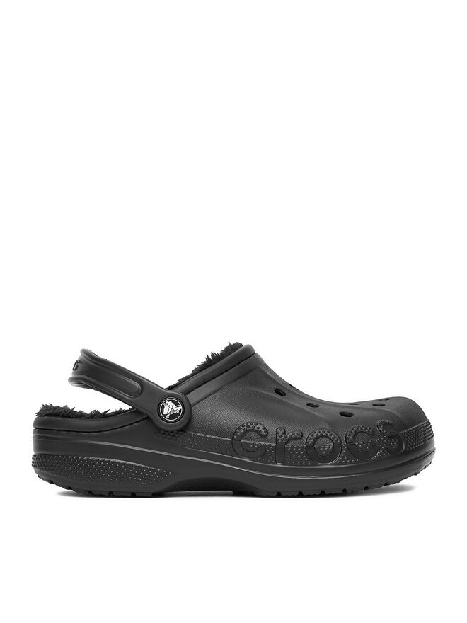 Crocs Pantoletten Crocs C-BAYA LINED CLOG 205969-060 W Schwarz
