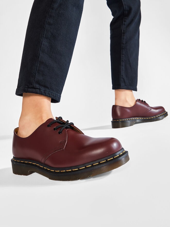 Chaussures Rangers Dr. Martens 1461 11838600 Bordeaux chaussures
