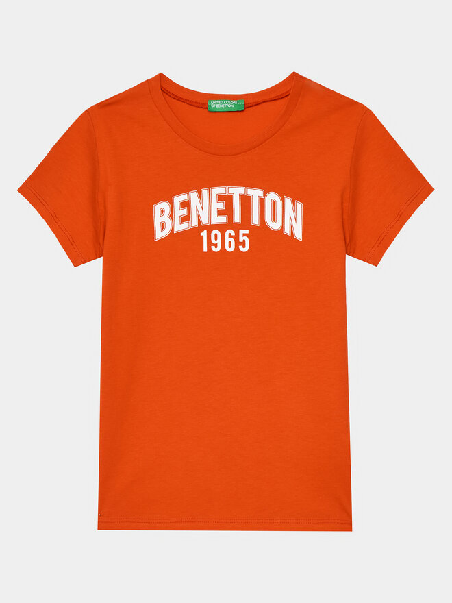 United Colors Of Benetton United Colors Of Benetton Póló 3096C10H9 Piros Regular Fit