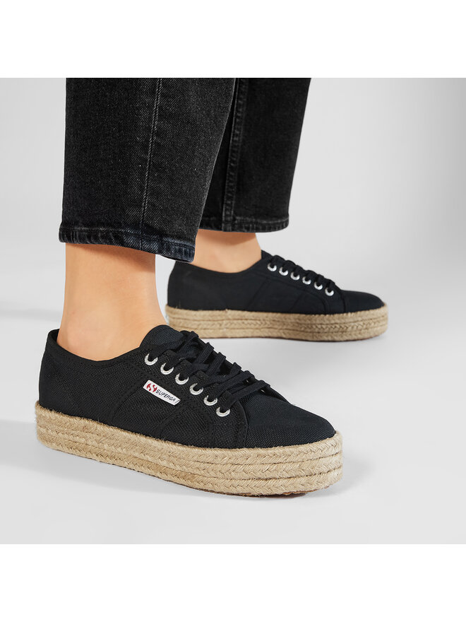 Superga Еспадрили Superga 2730 Cotropew S00CF20 Черен