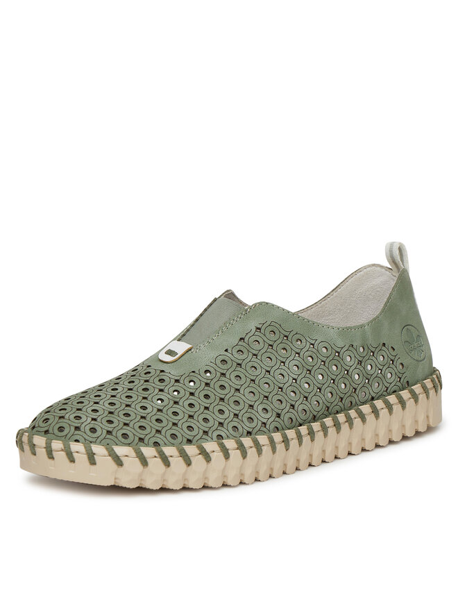 Rieker Halbschuhe Rieker N1963-52 Grün