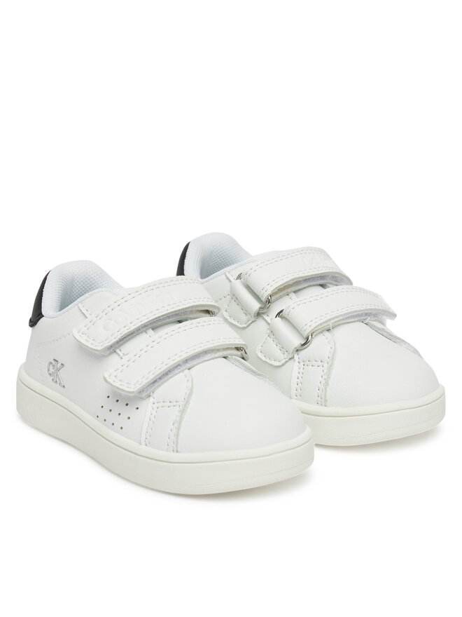 Calvin Klein Jeans Sneakersy Calvin Klein Jeans Low Cut Velcro Sneaker V1X9-82074-1355 M Biały