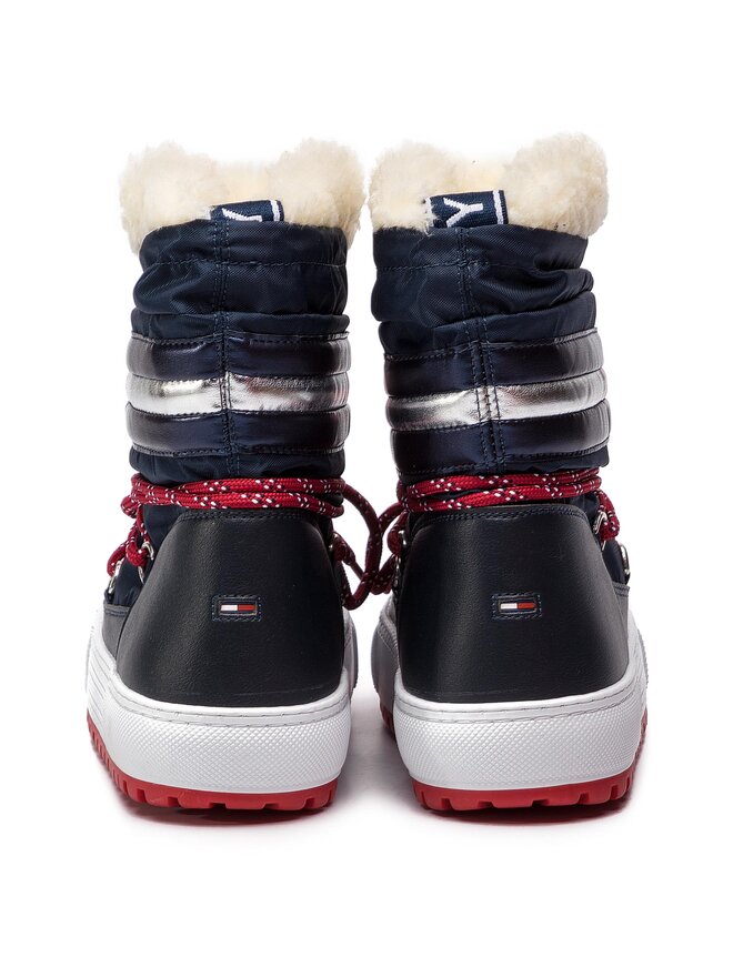 Tommy Jeans Schneeschuhe Tommy Jeans Corporate Snowboot EN0EN00418 Dunkelblau