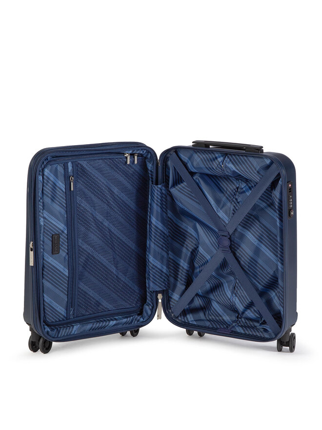 Puccini Kabínový kufor Puccini London PC019Cp Tmavomodrá