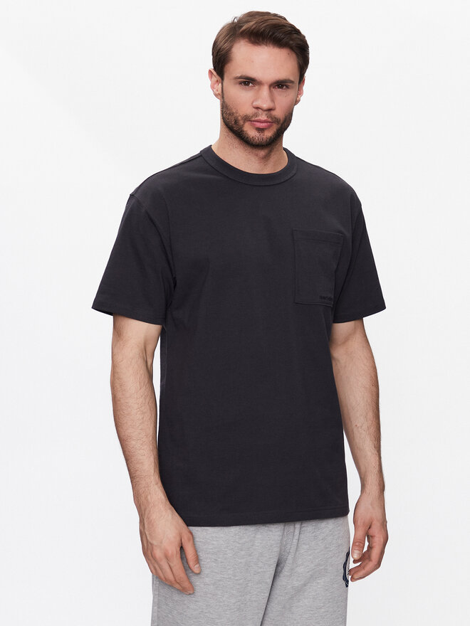 New Balance New Balance Marškinėliai Athletics Nature State MT23567 Juoda Relaxed Fit