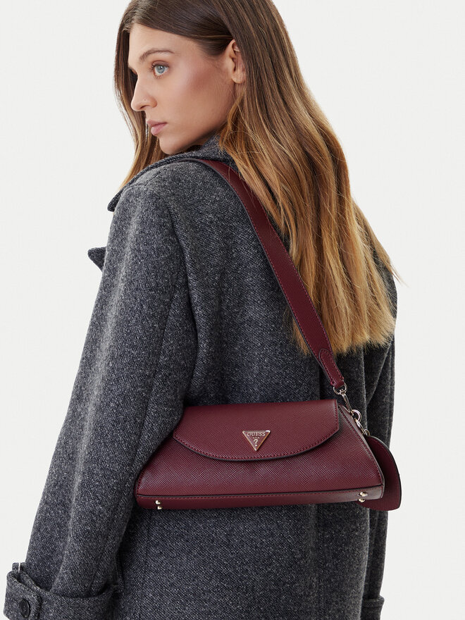 Guess Ročna torba Guess Bolena HWZG92 07190 Bordo rdeča