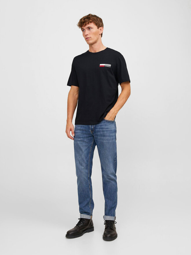 Jack&Jones Jack&Jones Marškinėliai Corp 12233999 Juoda Standard Fit