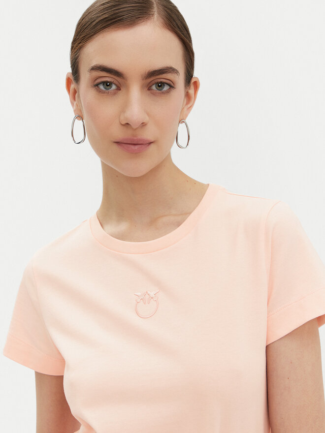PINKO PINKO Футболка Bussolotto 100355 Рожевий Regular Fit