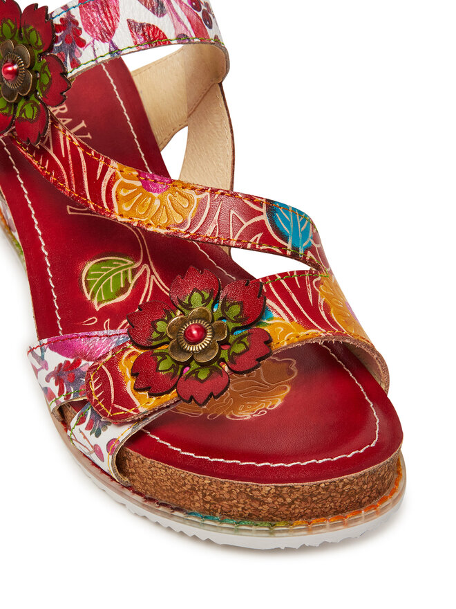 Laura Vita Sandalen Laura Vita Bonito 27 Rot