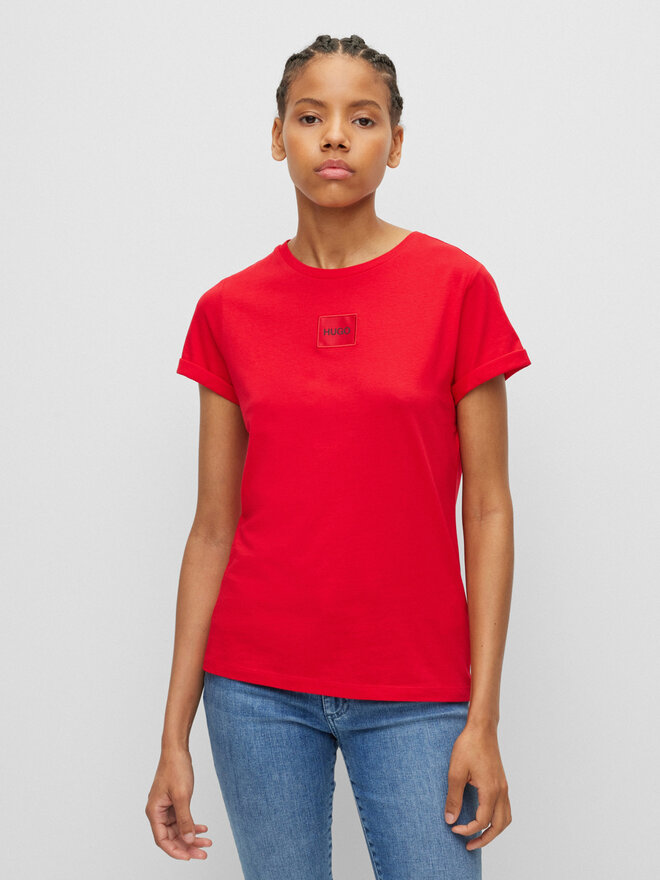 HUGO HUGO Camiseta Redlabel 50456008 Rosa Slim Fit