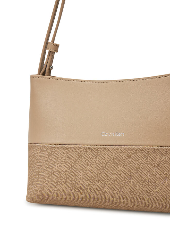 Calvin Klein Borsetta Calvin Klein Ck Mixmedia Convertible Bag_Mono K60K613170 Beige