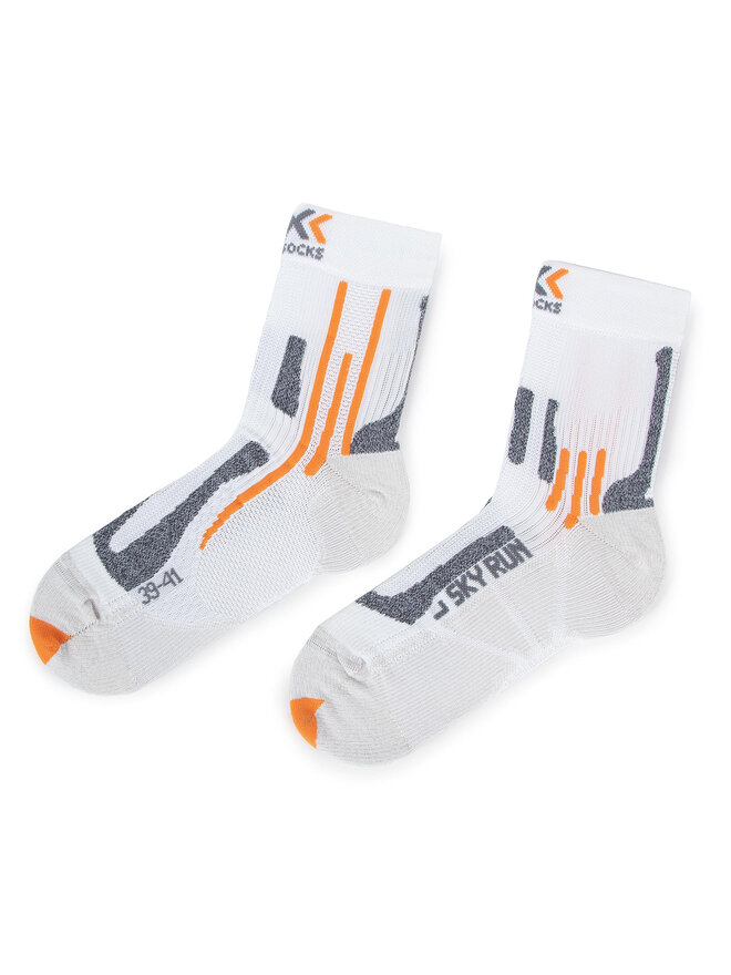 X-Socks Augstas unisex zeķes X-Socks Running Sky Run 2.0 X020433 Balts