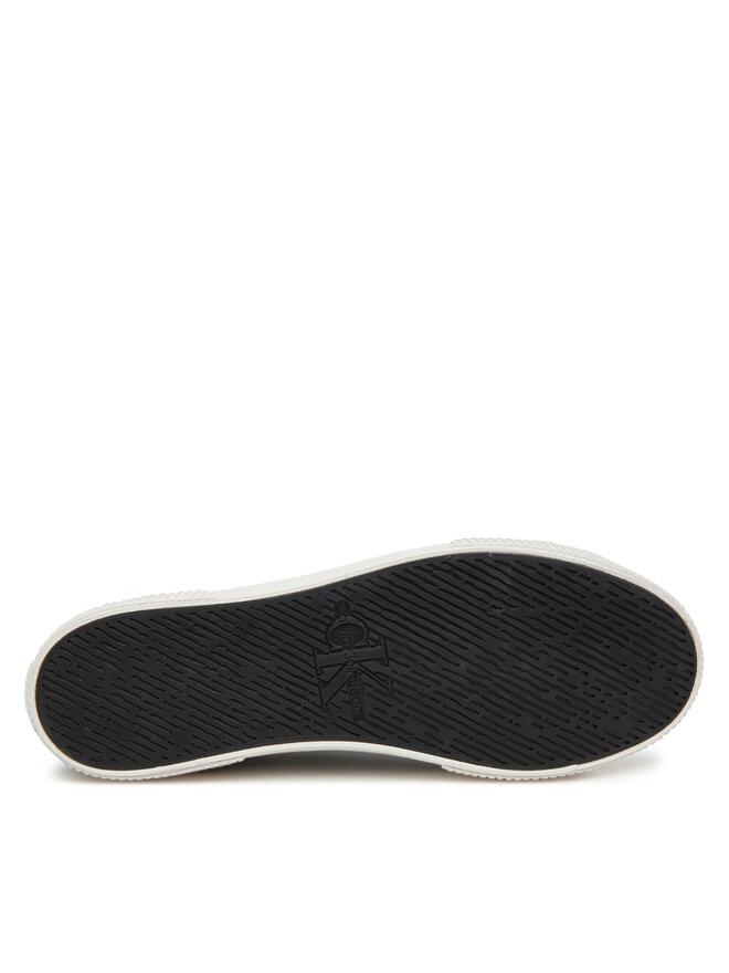 Calvin Klein Jeans Πάνινα παπούτσια Calvin Klein Jeans Ess Vulc Low Cv Mg Wn YW0YW01762 Μαύρο