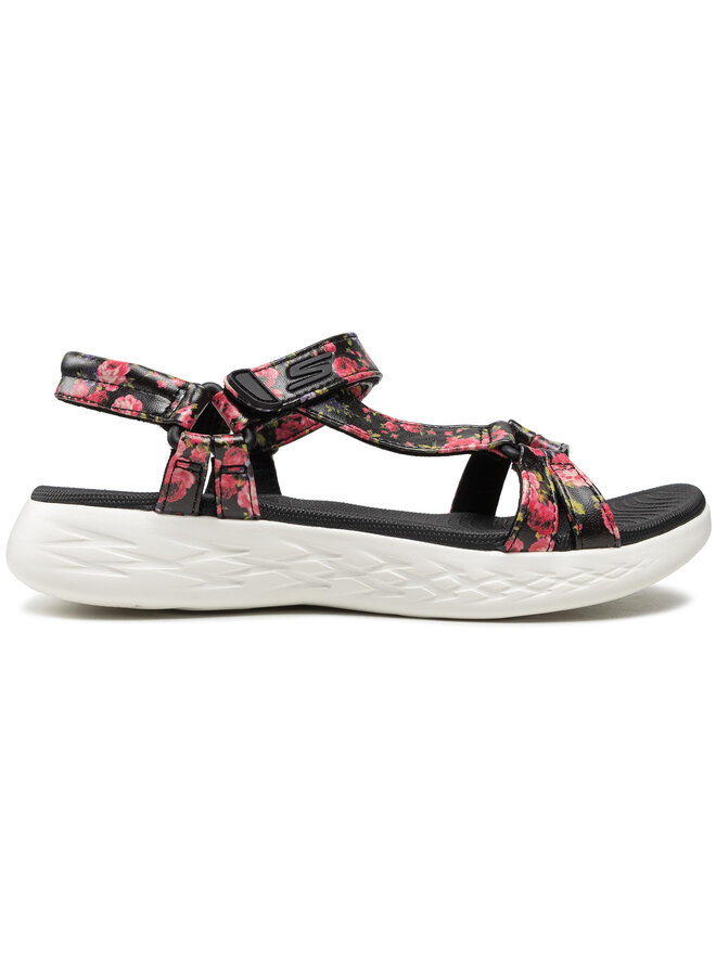 Skechers Basutės Skechers On The Go 600 Fleur 140018/BKW Juoda