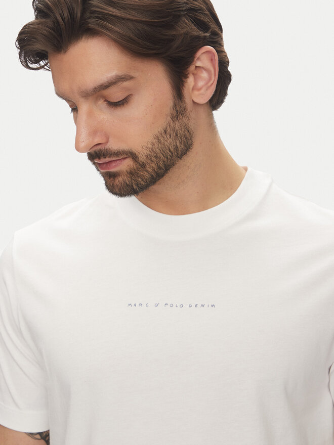 Marc O'Polo Denim Marc O'Polo Denim Camiseta 500 0006 809 Blanco Relaxed Fit