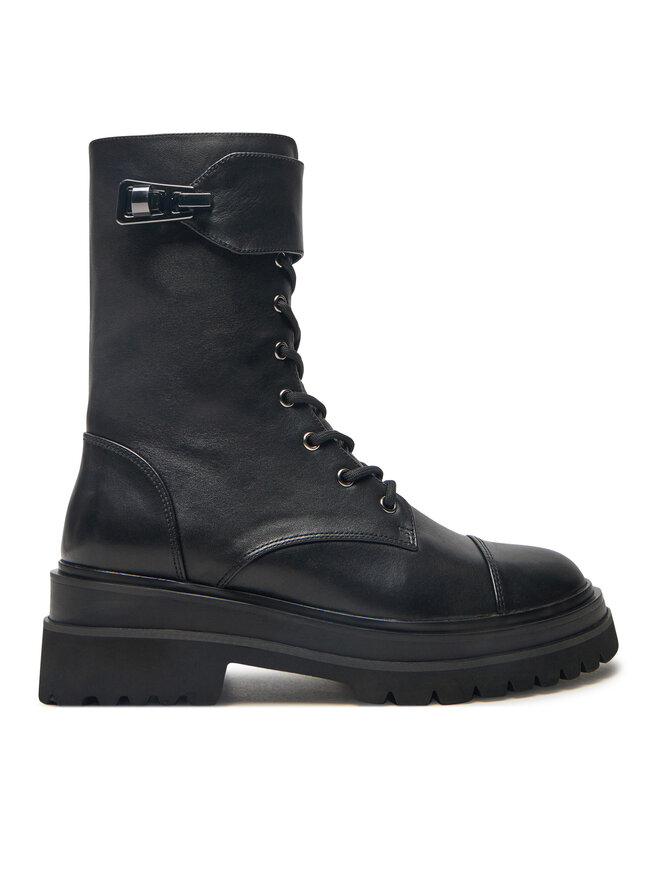 Coccinelle Schnürstiefeletten Coccinelle Coccinellemagie E4 RJO 35 01 01 Schwarz