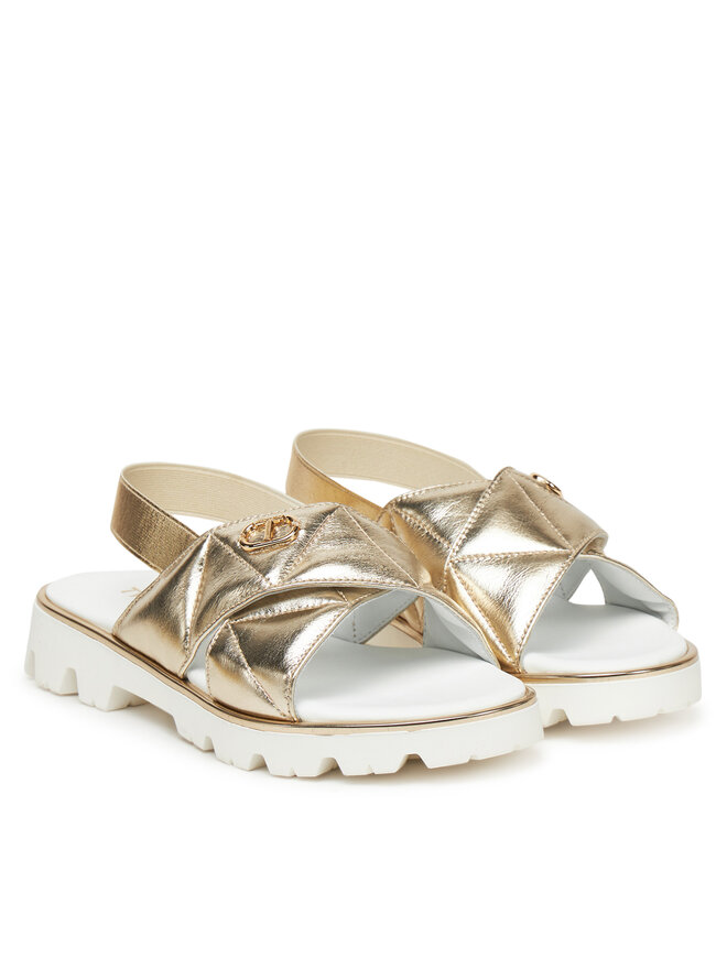 TWINSET Σανδάλια TWINSET 251GCJ044 S Χρυσό