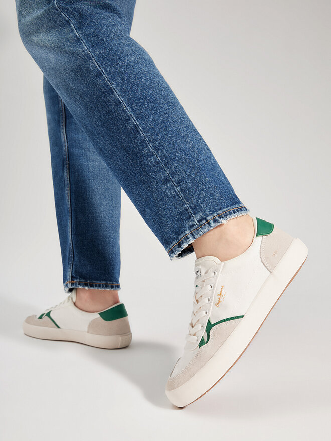 Pepe Jeans Tenisice Pepe Jeans Travis Brit M PMS31038 Bijela