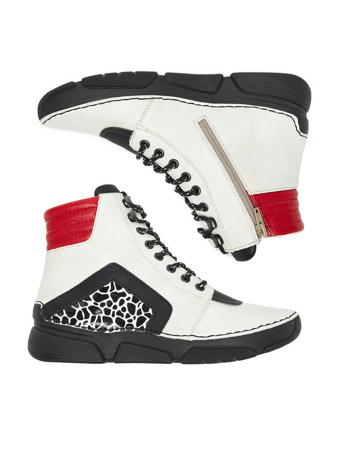 Rieker Schnürschuhe Rieker 45904-60 Weiß