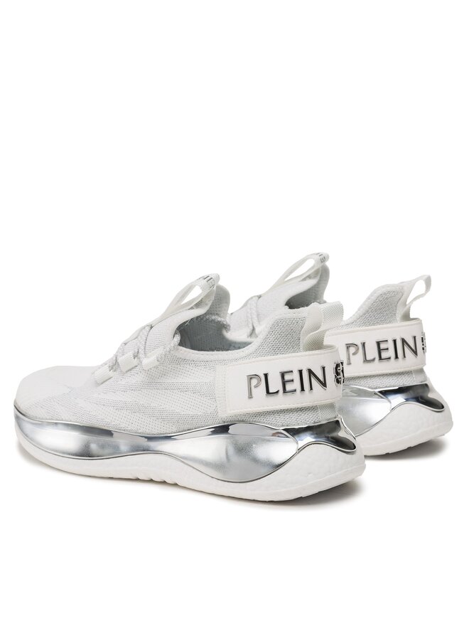 Plein Sport Tenisice Plein Sport The Iron Tiger Gem.X.02013 SACS USC0429 STE003N Bijela