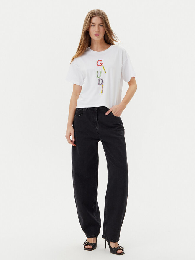 Gaudi Gaudi Camiseta 511BD64027 Blanco Regular Fit