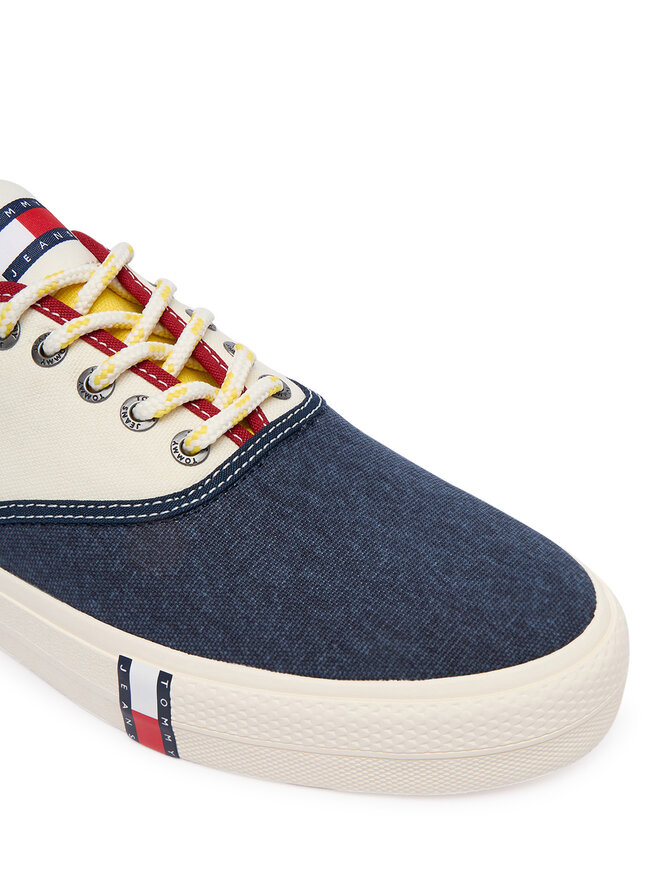Tommy Jeans Sneakers aus Stoff Tommy Jeans Archive Vulc Y2K EM0EM01728 Weiß