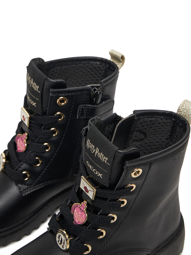 Geox Zimski škornji Geox J Casey J5620B 000BC C9999 S Črna