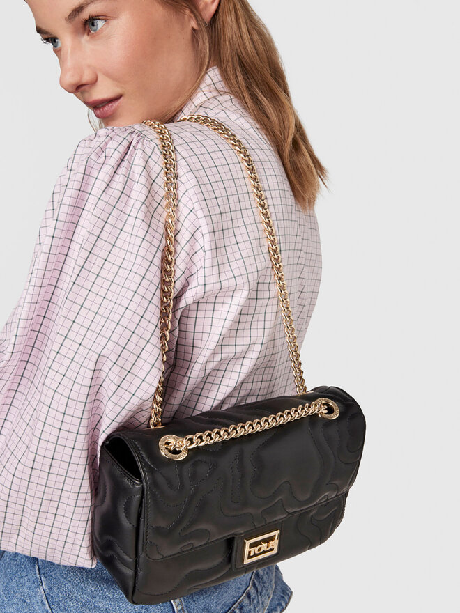 TOUS Handtasche TOUS Bandolera Solapa S. K Dream 2001577051 Schwarz