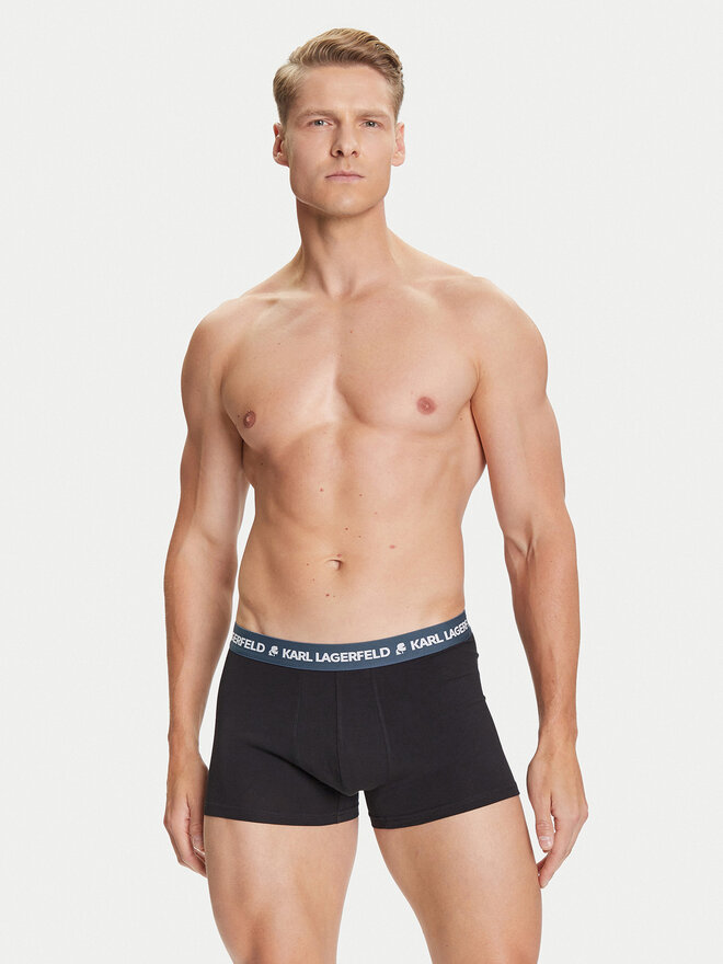 KARL LAGERFELD KARL LAGERFELD Pack de 3 bóxers A1M47021 Negro