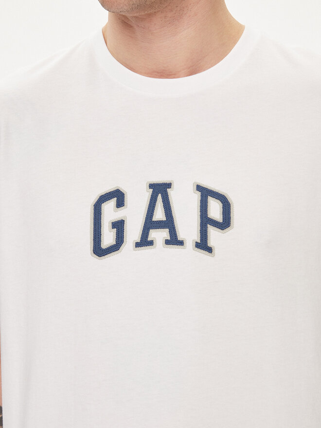 Gap Gap Marškinėliai 570044-00 Balta Regular Fit