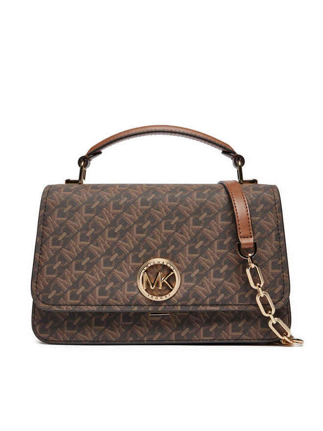 Handtasche MICHAEL Michael Kors Delancey 30T4GD8S6B Braun | eschuhe.de