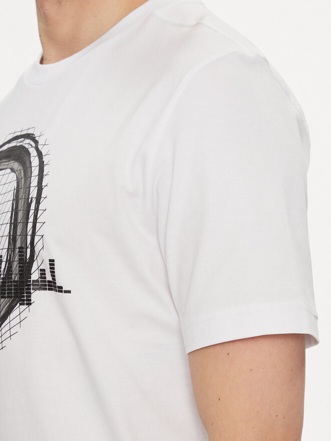 BOSS BOSS Camiseta 50506372 Blanco Regular Fit