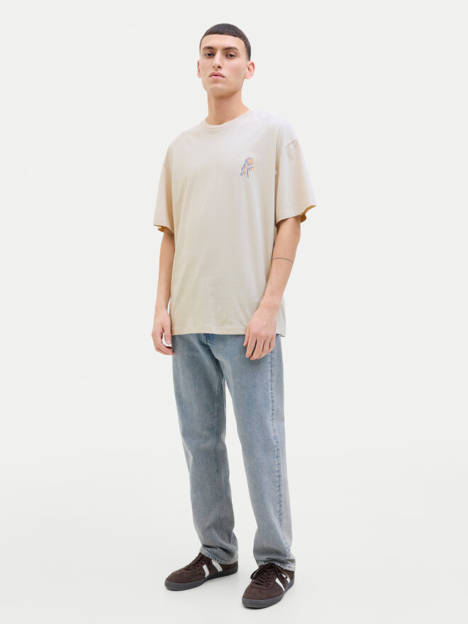 Jack&Jones Jack&Jones Camiseta Charge 12269384 Beis Relaxed Fit